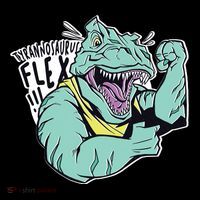 Muscular Trex Flex Women's Hoodie thumb 2