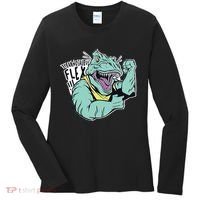 Muscular Trex Flex Women's Long Sleeve Shirt thumb 0