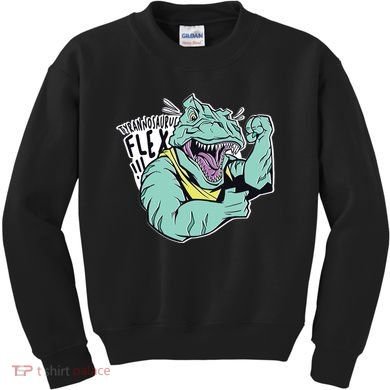 Muscular Trex Flex Kids Sweatshirt