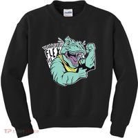 Muscular Trex Flex Kids Sweatshirt thumb 0