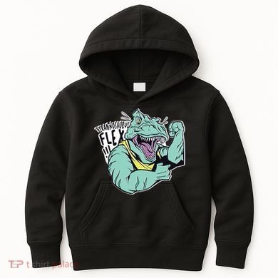 Muscular Trex Flex Kids Hoodie