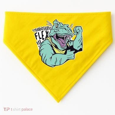 Muscular Trex Flex USA-Made Doggie Bandana