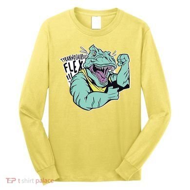 Muscular Trex Flex Long Sleeve Shirt