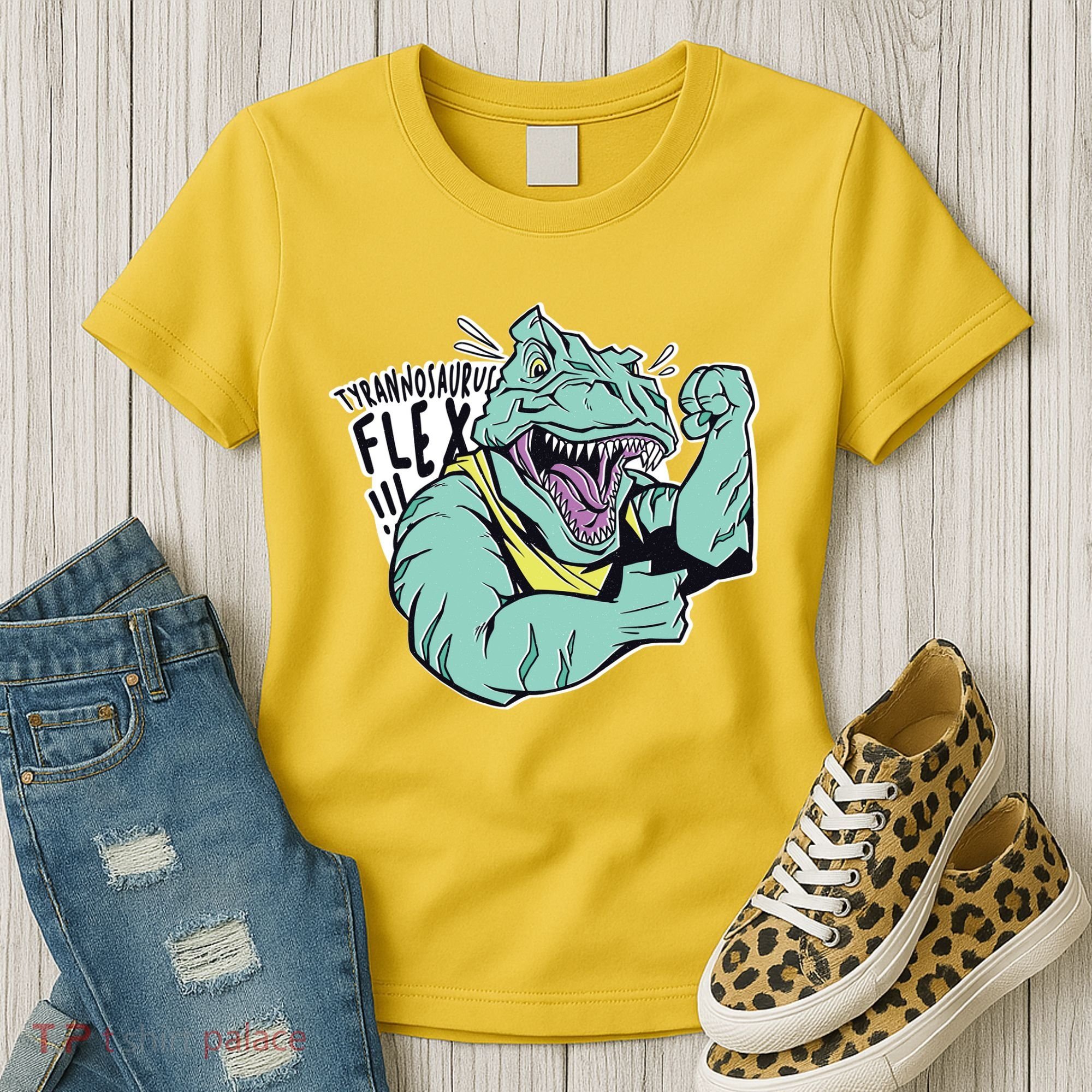 Muscular Trex Flex Women's T-Shirt