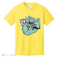 Muscular Trex Flex Kids T-Shirt thumb 0