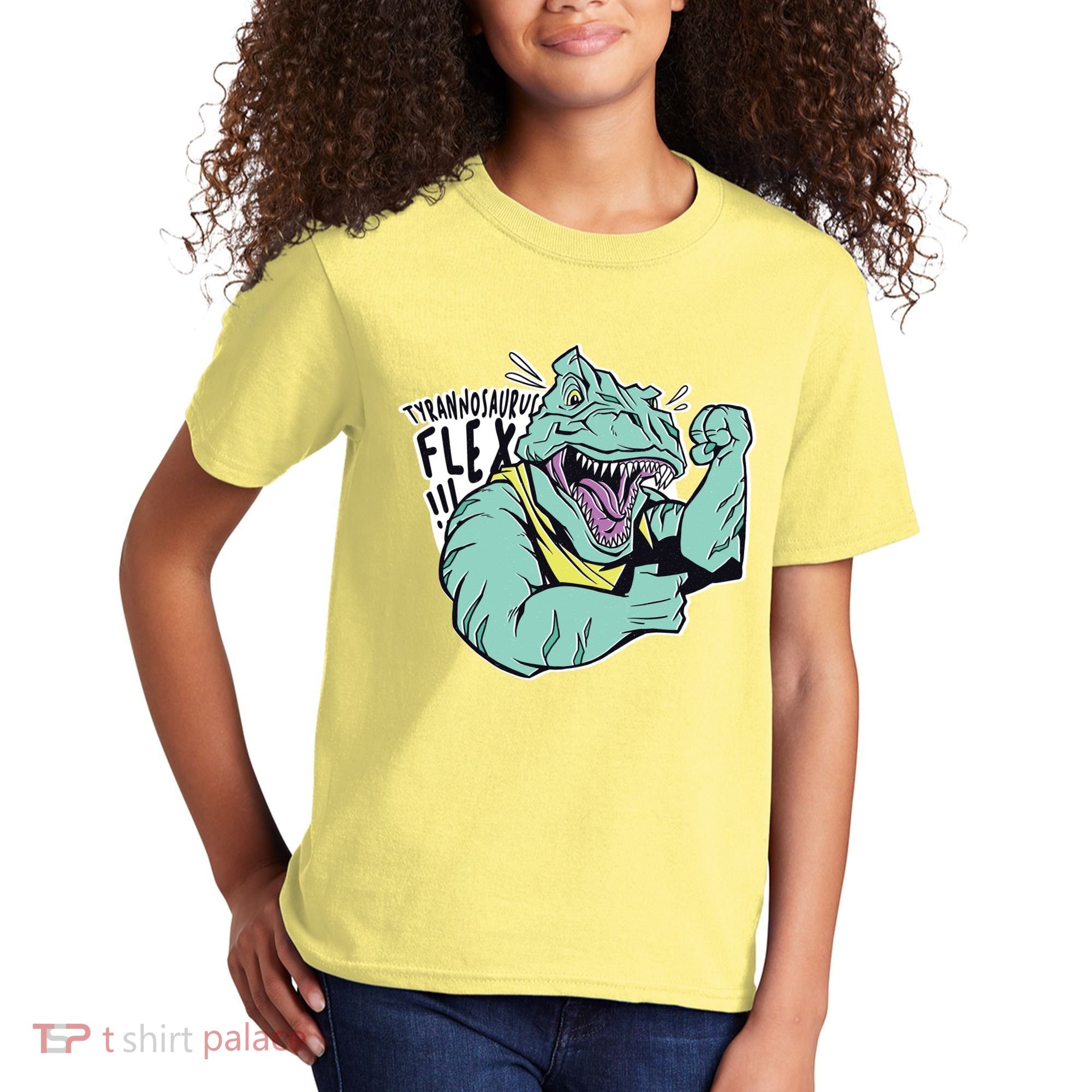 Muscular Trex Flex Kids T-Shirt