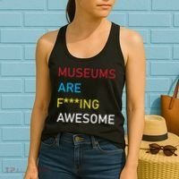 Museums Are F***ing Awesome   Women's Tank Top thumb 2