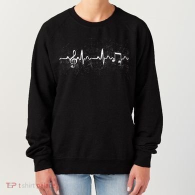 Music Heartbeat Pulse Women's Sweatshirt