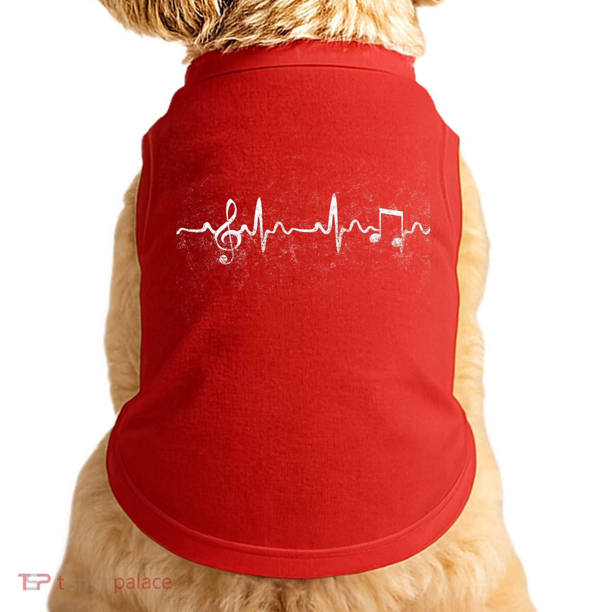 Music Heartbeat Pulse Doggie Tank