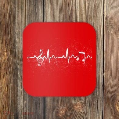 Music Heartbeat Pulse Coaster