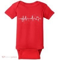 Music Heartbeat Pulse Baby Bodysuit thumb 0