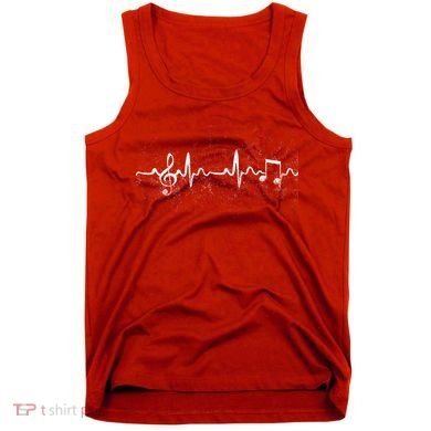Music Heartbeat Pulse Tank Top