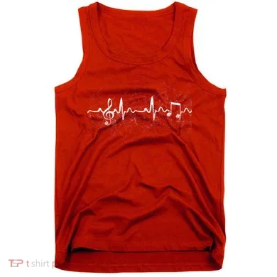 Music Heartbeat Pulse Tank Top