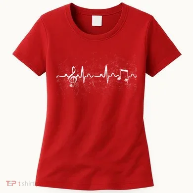Music Heartbeat Pulse Women's T-Shirt