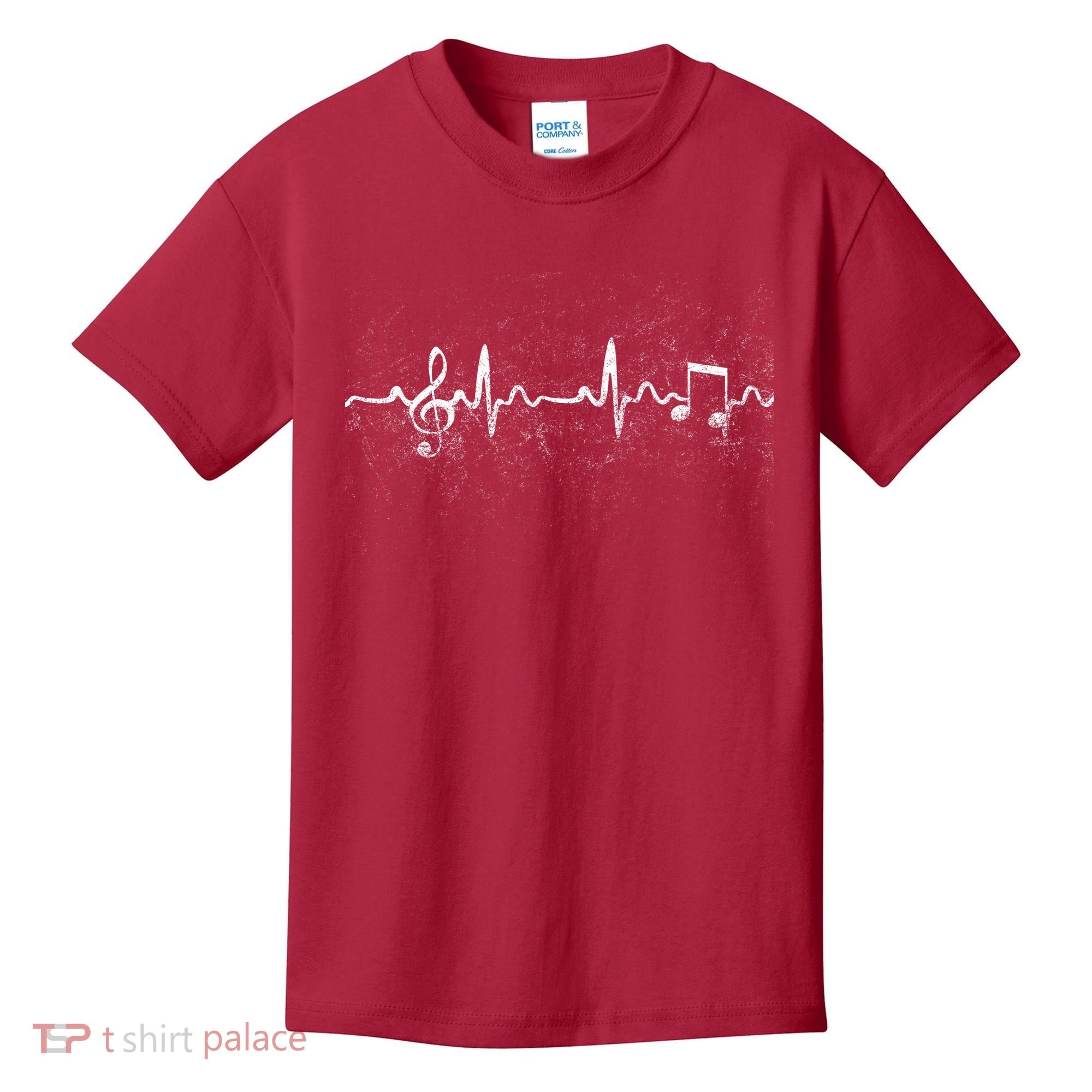Music Heartbeat Pulse Kids T-Shirt