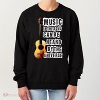Music In The Soul Can Be Heard By The Universe Guitar Women's Sweatshirt thumb 0