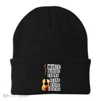 Music In The Soul Can Be Heard By The Universe Guitar Beanie thumb 0