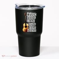 Music In The Soul Can Be Heard By The Universe Guitar Tumbler thumb 0