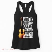 Music In The Soul Can Be Heard By The Universe Guitar Women's Tank Top thumb 0