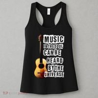 Music In The Soul Can Be Heard By The Universe Guitar Women's Tank Top thumb 3