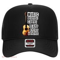Music In The Soul Can Be Heard By The Universe Guitar Hat thumb 0