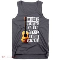 Music In The Soul Can Be Heard By The Universe Guitar Tank Top thumb 0