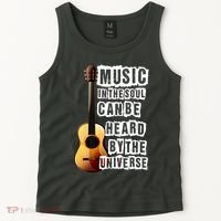 Music In The Soul Can Be Heard By The Universe Guitar Tank Top thumb 2