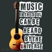 Music In The Soul Can Be Heard By The Universe Guitar Women's T-Shirt thumb 6