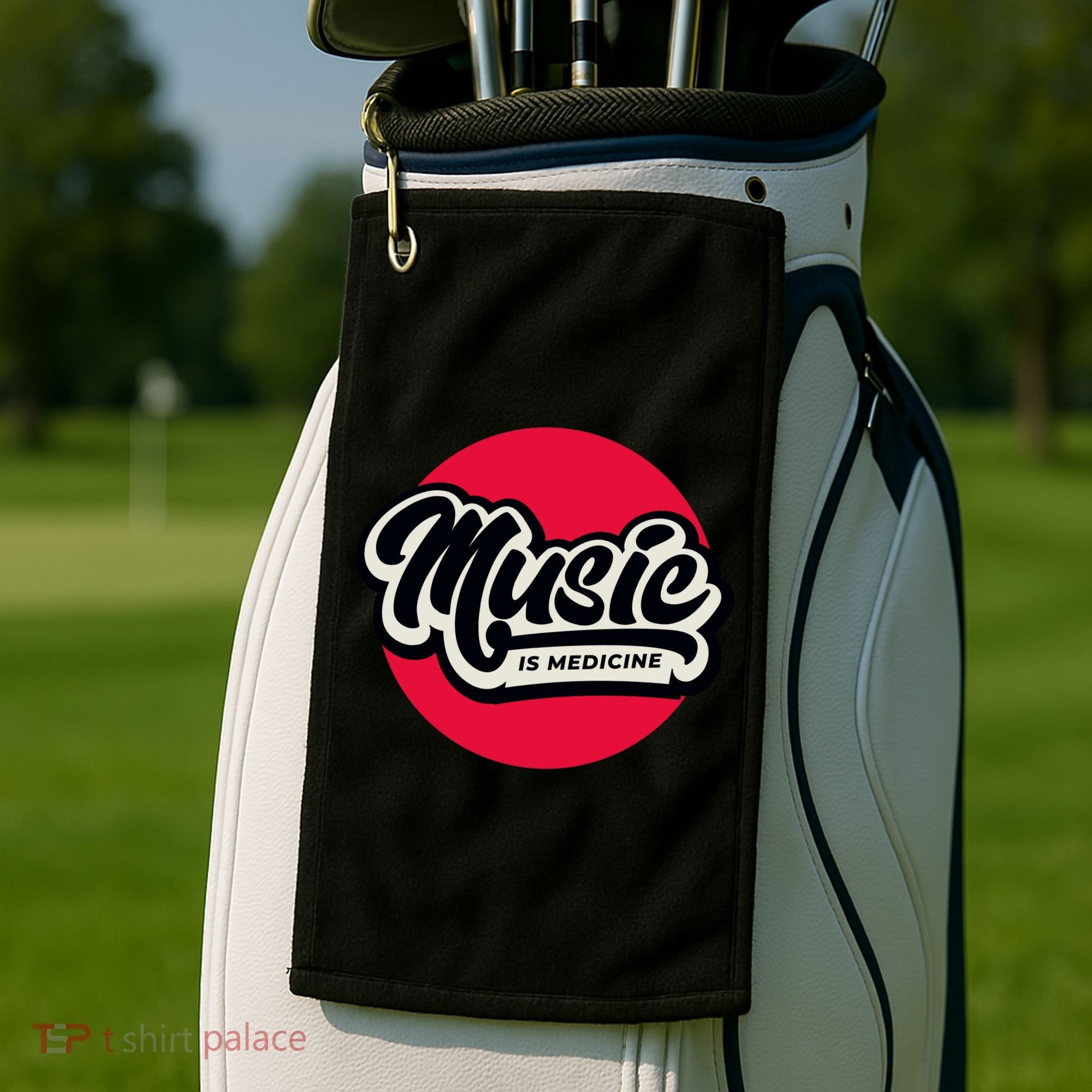 Music is Medicine Golf Towel