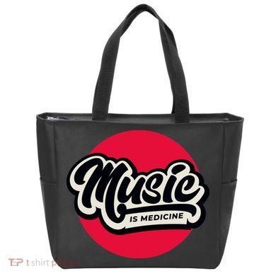 Music is Medicine Tote Bag