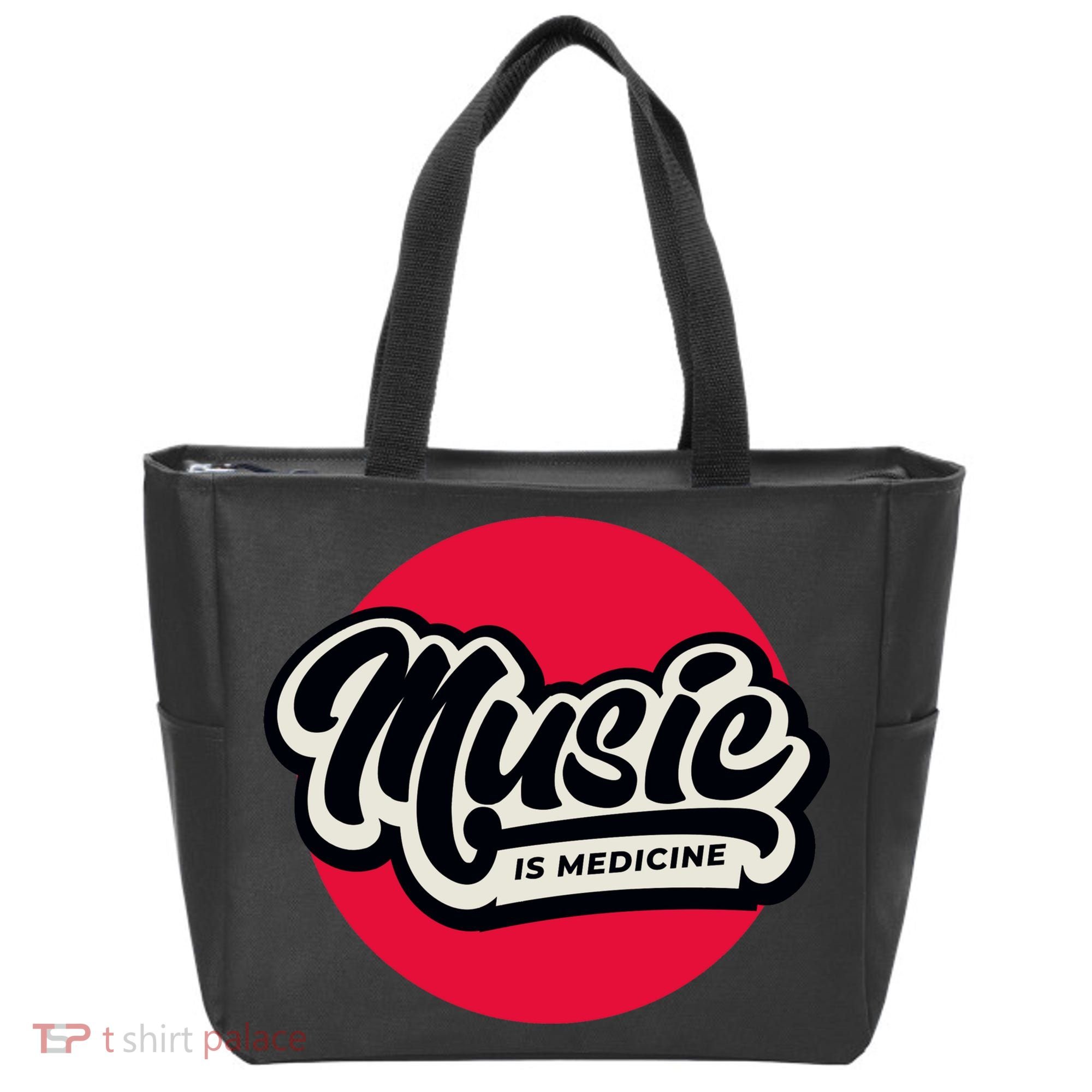 Music is Medicine Tote Bag