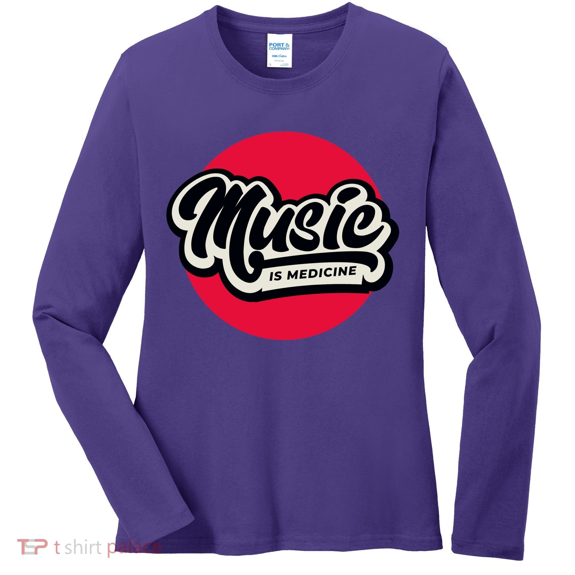 Music is Medicine Women's Long Sleeve Shirt