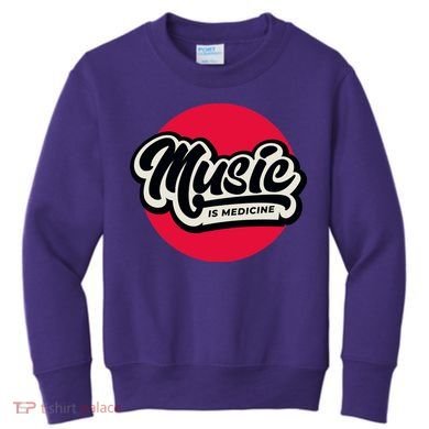 Music is Medicine Kids Sweatshirt