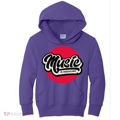 Music is Medicine Kids Hoodie
