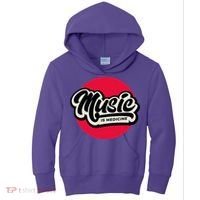 Music is Medicine Kids Hoodie thumb 0