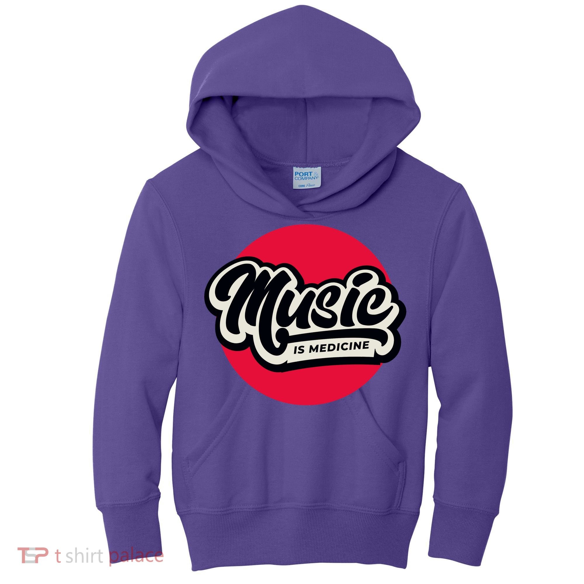 Music is Medicine Kids Hoodie