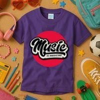 Music is Medicine Kids T-Shirt thumb 3
