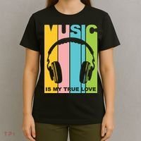 Music Is My True Love T-Shirt thumb 4