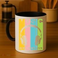 Music Is My True Love Coffee Mug thumb 4