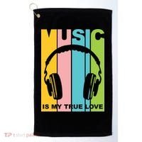 Music Is My True Love Golf Towel thumb 0