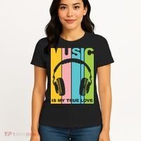 Music Is My True Love Women's T-Shirt thumb 4
