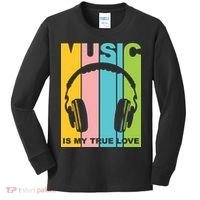 Music Is My True Love Kids Long Sleeve Shirt thumb 0