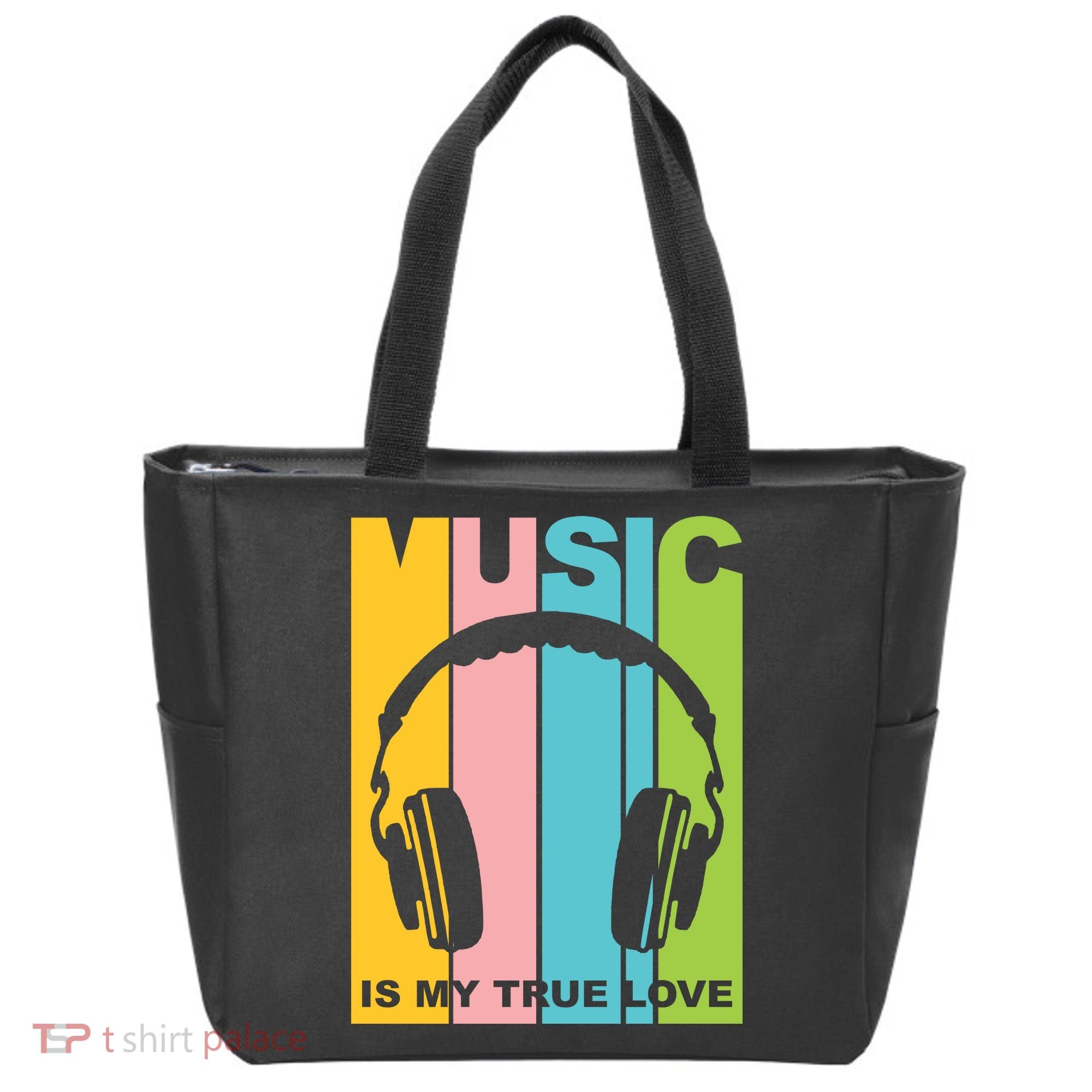 Music Is My True Love Tote Bag
