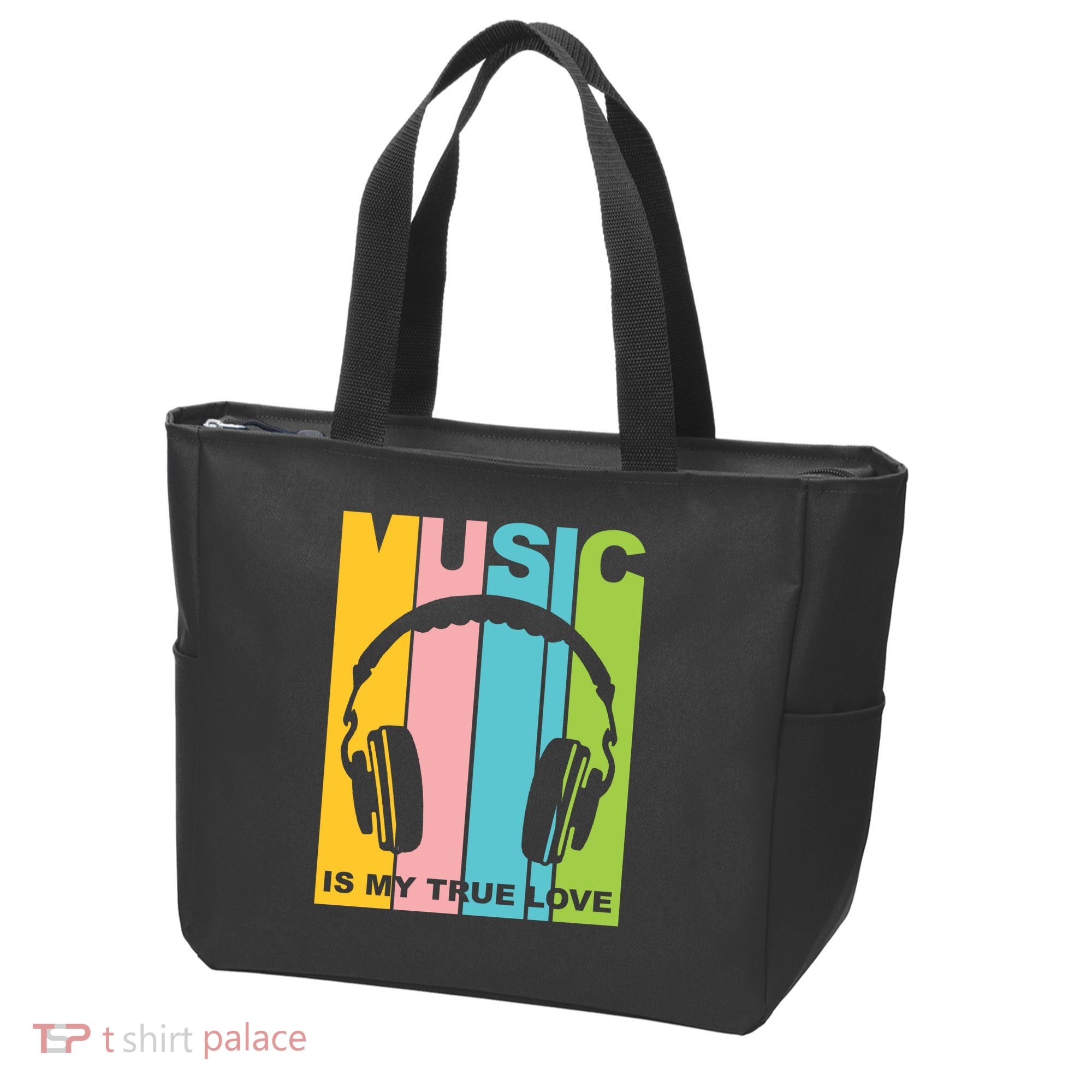 Music Is My True Love Tote Bag