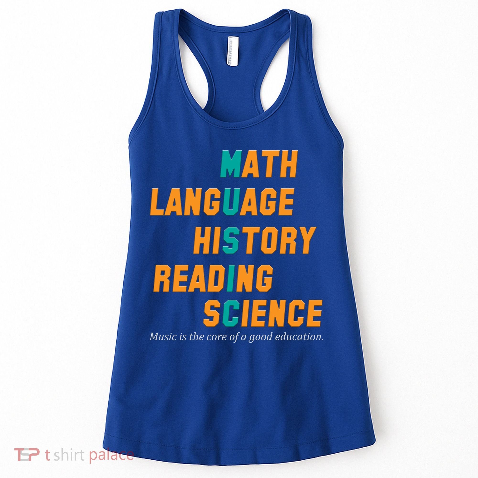 Music Is The Core Of A Good Education  Women's Tank Top