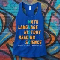 Music Is The Core Of A Good Education  Women's Tank Top thumb 3