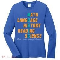 Music Is The Core Of A Good Education  Women's Long Sleeve Shirt thumb 0