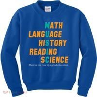 Music Is The Core Of A Good Education  Kids Sweatshirt thumb 0