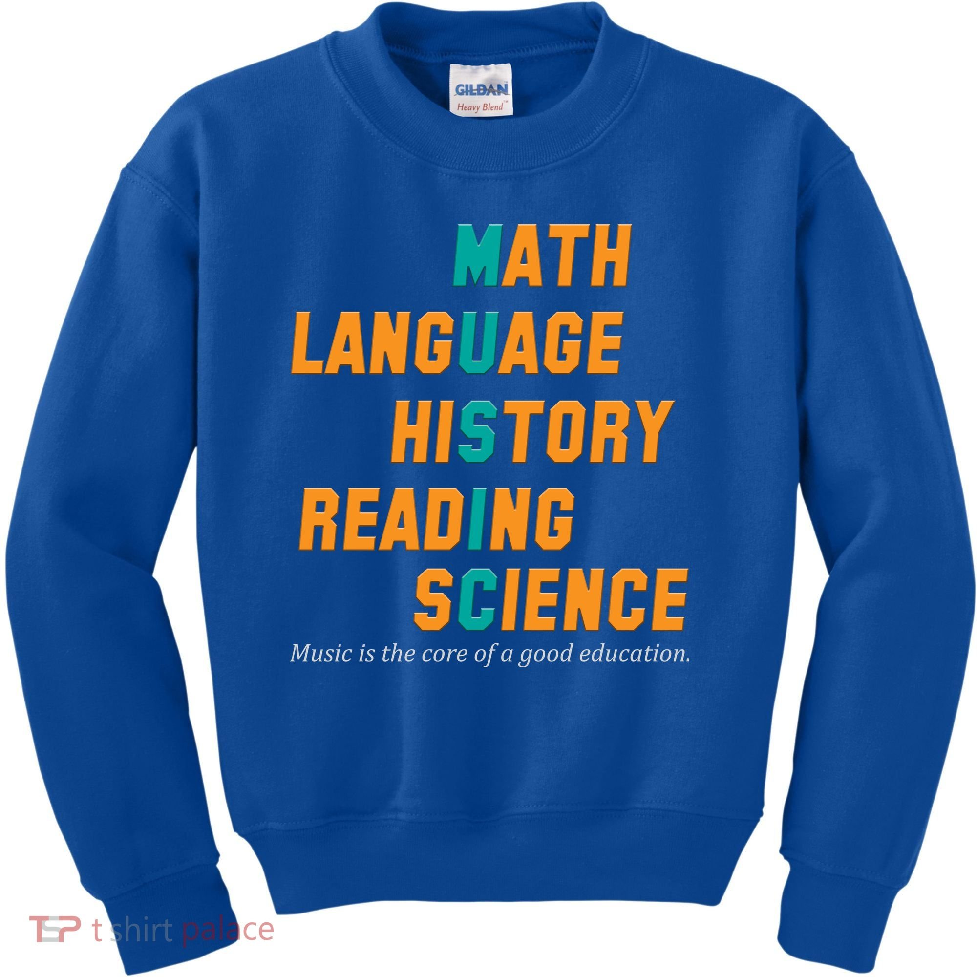 Music Is The Core Of A Good Education  Kids Sweatshirt