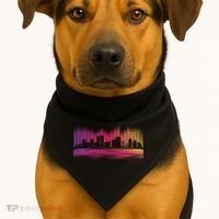 Music Skyline USA-Made Doggie Bandana thumb 1